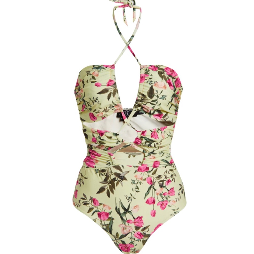 PATBO Tula Floral Print One-Piece w/ Tags Size L